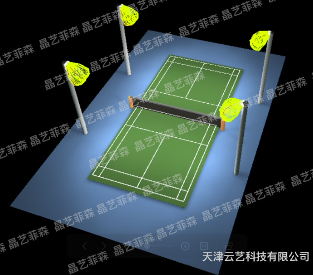 室外羽毛球场照明