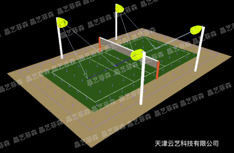 室外排球场照明